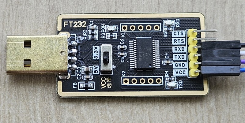 Adaptateur USB/UART FTDI